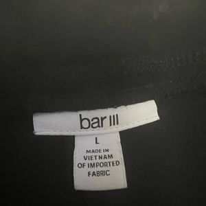 Black faux leather and Suede pants